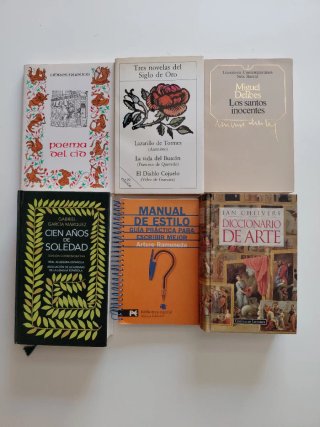 Lote de 6 libros