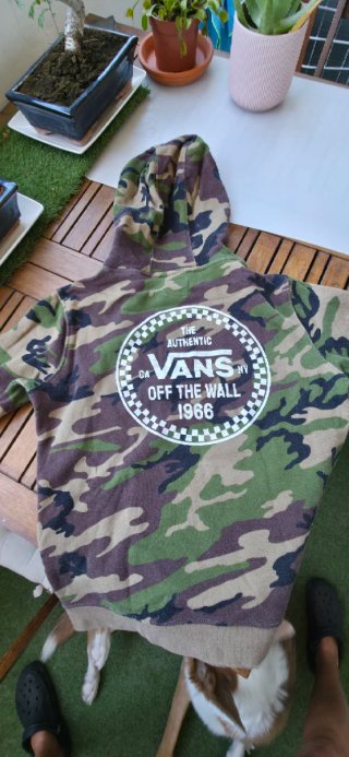 Sudadera Vans Camuflaje Niño Talla L