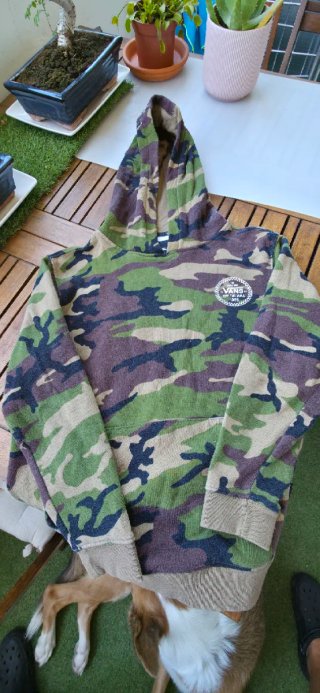 Sudadera Vans Camuflaje Niño Talla L