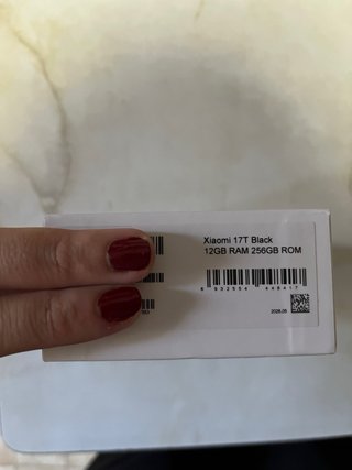 Xiaomi 17T Nero 12GB 256GB