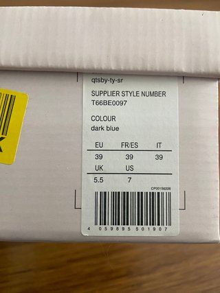 Zapatos de tacón azul marino