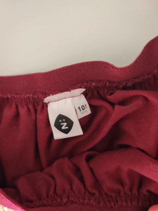Faldas de tul azul y rojo