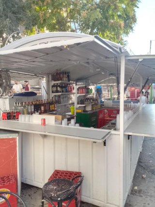 Caseta Bar Móvil 6x2,40m para Fiestas y Eventos