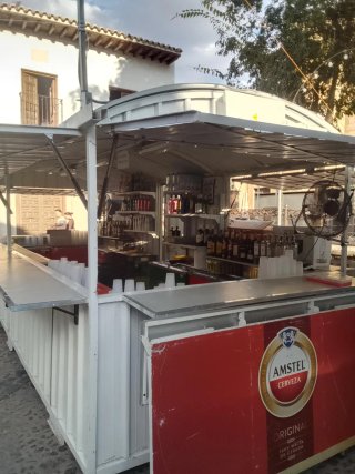 Caseta Bar Móvil 6x2,40m para Fiestas y Eventos
