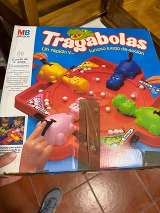 Juego Tragabolas MB Años 80