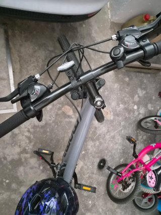 Bicicleta Moma 24 Gris