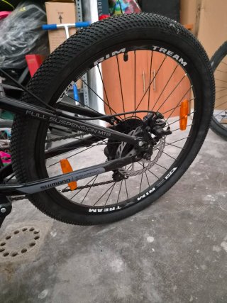 Bicicleta Moma 24 Gris