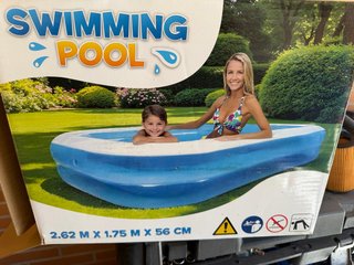 Piscina Inflable 2.62x1.75x0.56m