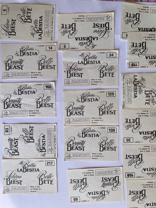 Cromos La Bella y la Bestia Panini