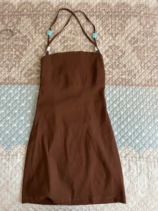 Vestido Zara corto con espalda descubierta