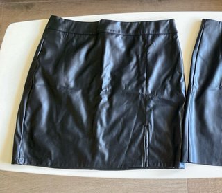 Set 3 Faldas Cuero Mujer Talla M