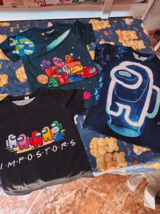 Camisetas Among Us niño