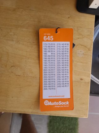 Cadenas de tela para nieve AutoSock8
