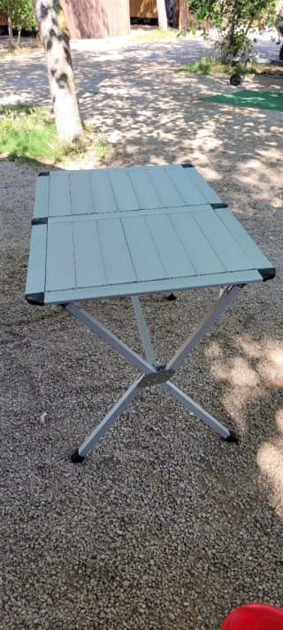 Mesa plegable aluminio MIDLAND