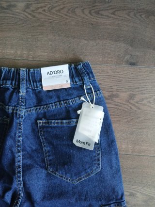 Pantalón vaquero cargo azul