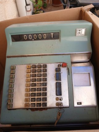 Caja Registradora Hugin Años 70