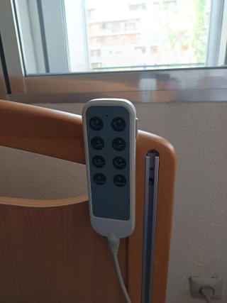 Cama eléctrica reclinable madera