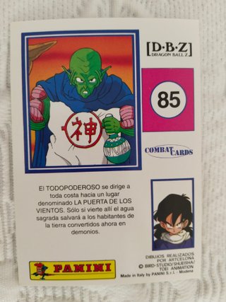 115 Cartas Dragon Ball Z Panini