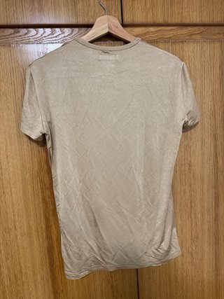 Camiseta Dorada Emporio Armani Auténtica Beige