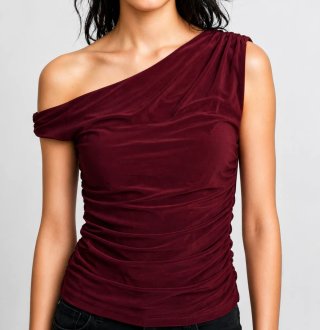 Blusa de fiesta roja