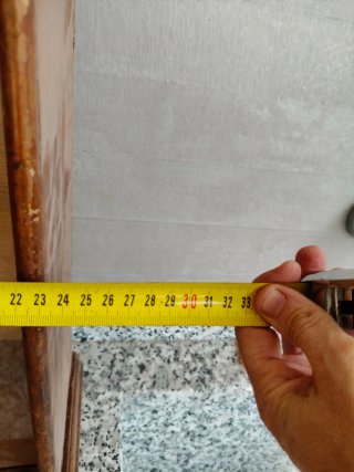 Vitrina Capilla Antigua Madera y Cristal