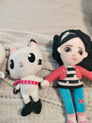 Lote de 5 peluches la casa de muñecas de gabi