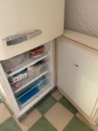 Frigorífico Smeg Combi crema