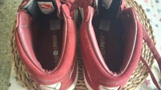 Puma Mild S Vintage Leather Zapatillas Rojas