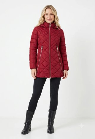 Chaqueta acolchada roja
