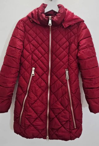 Chaqueta acolchada roja