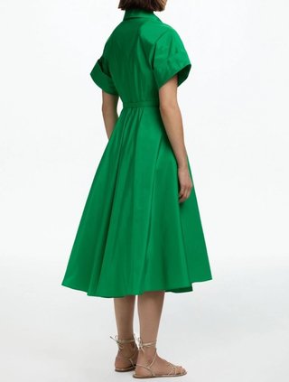 Vestido Carolina Herrera Verde Talla M