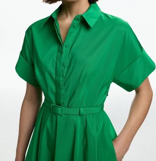 Vestido Carolina Herrera Verde Talla M