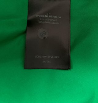 Vestido Carolina Herrera Verde Talla M