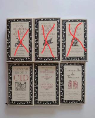 Lote de 6 libros