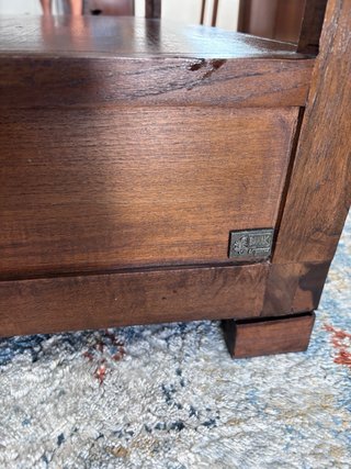 Mesa de centro elevable de madera Banak
