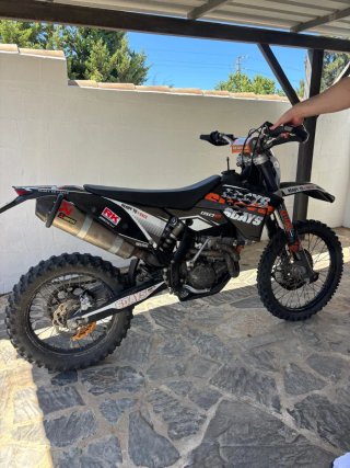 KTM 250 EXC Enduro Negra y Naranja