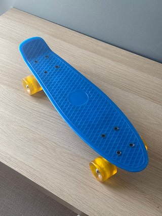 Mini skate azul