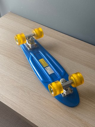 Mini skate azul