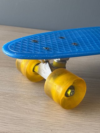 Mini skate azul