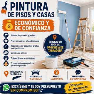 PINTURA DE PISOS Y CASAS – ECONÓMICO