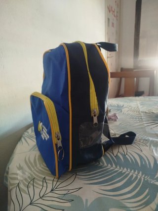 Mochila Escolar IC Horta Azul y Amarillo