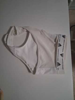 Top deportivo Adidas blanco XL
