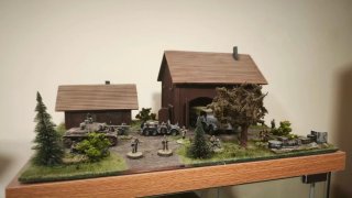 Lote maquetas,dioramas submarino y tanques + 4 est