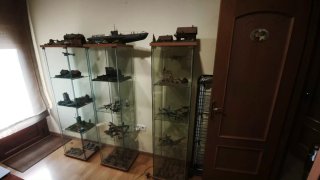 Lote maquetas,dioramas submarino y tanques + 4 est