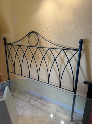 Cabezal cama hierro forjado 1,35m