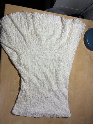 Vestido Bershka blanco M