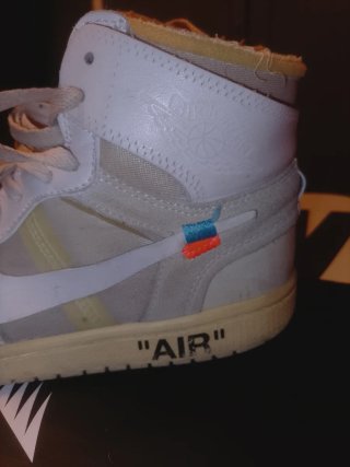 Jordan 1 Off-White para restaurar