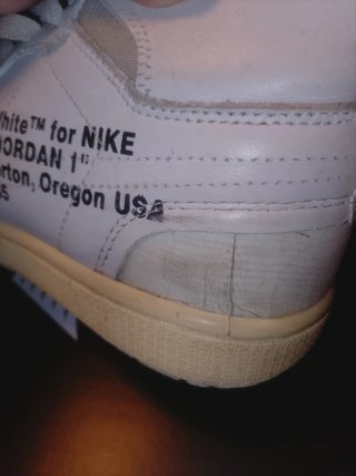 Jordan 1 Off-White para restaurar