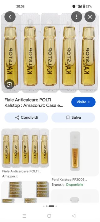 Polti Kalstop Anticalcare 20x5ml Polti Kalstop, un