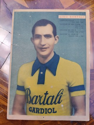 Cartoline Vintage Ciclismo Coppi Bianchi